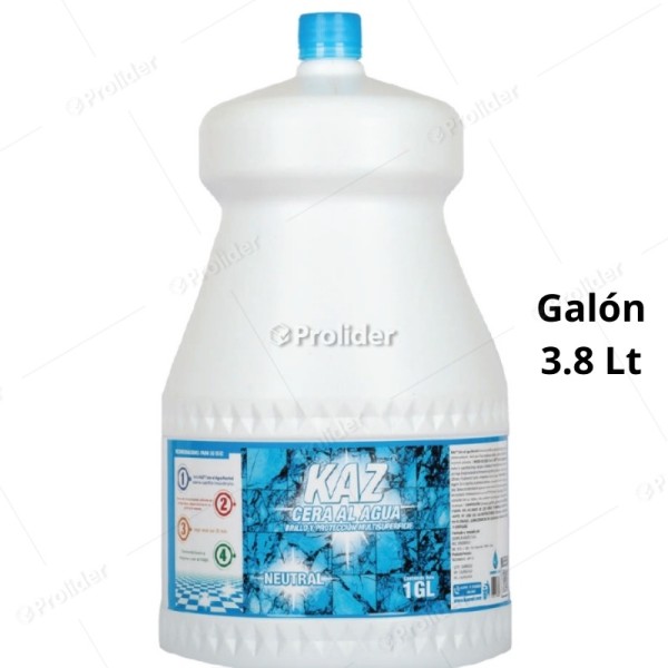 Cera Al Agua Kaz Galón 3.8 Litros Neutral