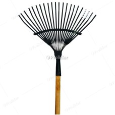 Rastrillo metálico con Palo de Madera Genérico