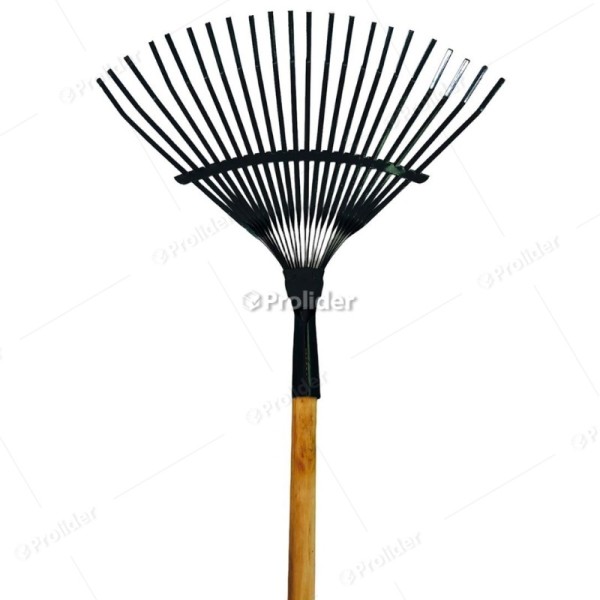 Rastrillo metálico con Palo de Madera Genérico