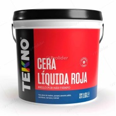 Cera Liquida Tekno Galón 3785 ml Rojo