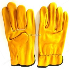 Guantes de Badana Gris Clute Talla 8 (M)