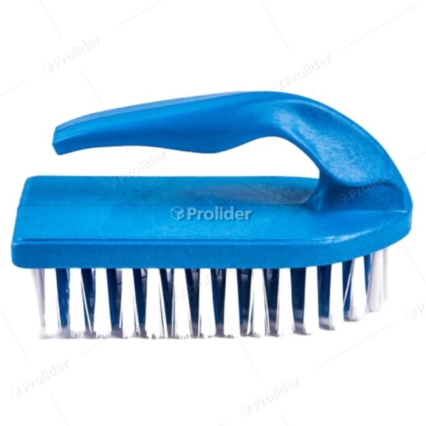 Escobilla de Plástico Hude Plancha con Asa Azul