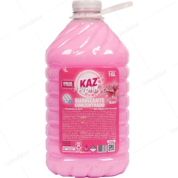 Suavizante Kaz Concentrado Galón 3.8 Litros Bebé