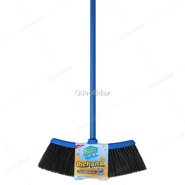 Escoba de Plástico La Pichana Cerdas gruesas