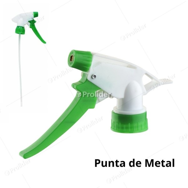 Cabezal de Pulverizador Gatillo Genérico Punta Redonda de Metal