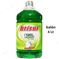 Lavavajilla Liquida Brisol Galón 4 Litros Limón