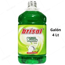 Lavavajilla Liquida Brisol Galón 4 Litros Limón
