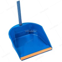 Recogedor Hude con Jebe Levanta Polvo Azul