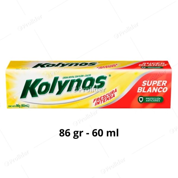 Pasta Dental Kolynos Amarillo 60 ml (86 gr)