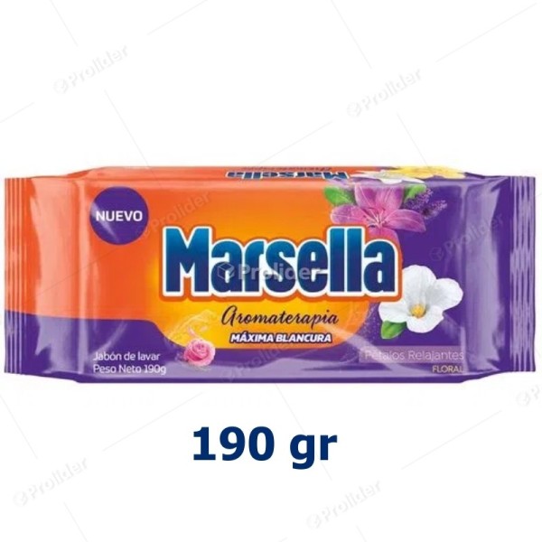 Jabon En Barra Marsella 190 gr Floral Aromaterapia