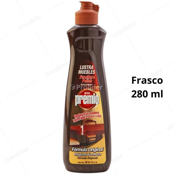 Lustramuebles En Crema Premio Frasco 280 ml Original (Marron)