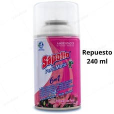 Repuesto Ambientador Perfumatic Sapolio 240 ml Potpourri de Flores