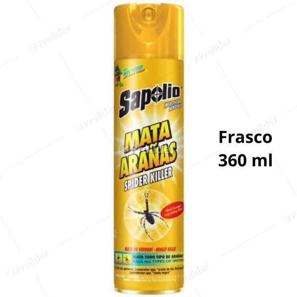 Insecticida En Spray Sapolio Frasco 360 ml Mata Arañas