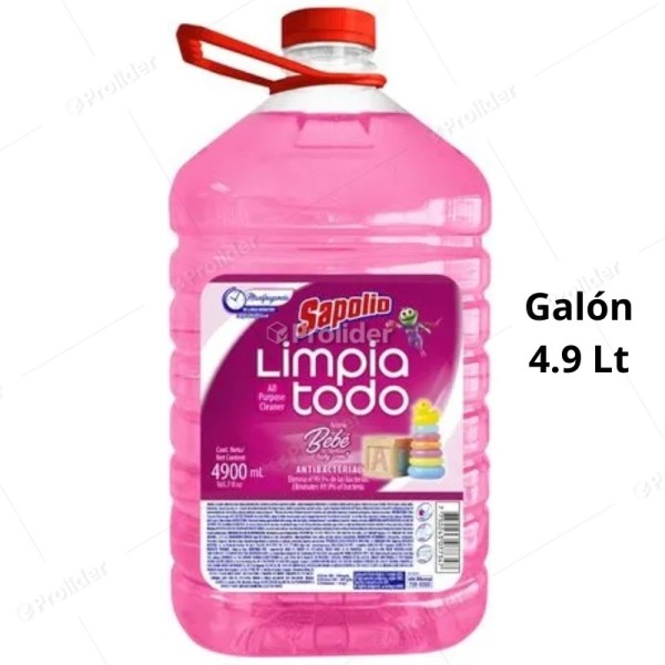 Limpiatodo Sapolio Galón 4.9 Litros Bebé