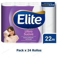 Papel Higiénico Doméstico Elite Etiqueta Rosado Paquete x 24 Rollos
