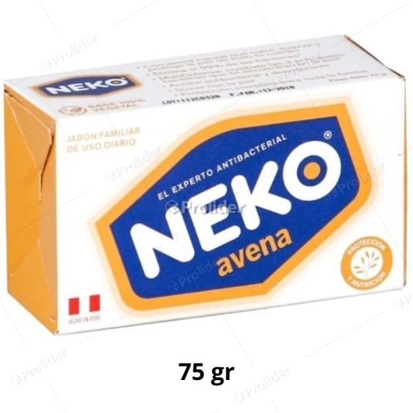 Jabón de Tocador Neko 75 gr Avena (Crema)