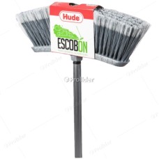 Escoba de Plástico Hude Escobon Ancho 38 cm Plomo