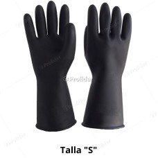 Guantes Industriales Gloves Negro Calibre 25 Talla 7 (S)
