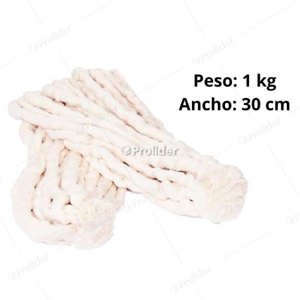 Trapeador Mechón Genérico Completo 1 Kilos de 30 cm