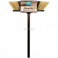 Escoba de Plástico La Suavecita Cerdas Suaves