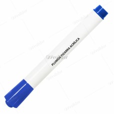 Plumon Para Pizarra Acrilica 123 Azul Winner Faber Castell