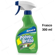 Limpiador Polvo Y Brillo Multiusos Binner Gatillo 300 ml Citrus