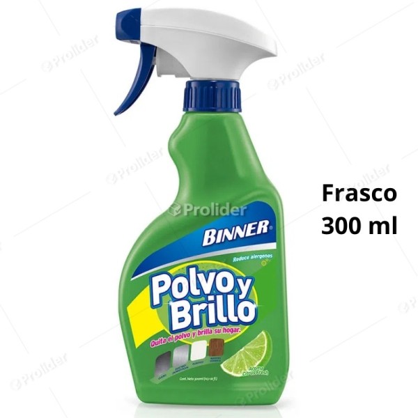 Limpiador Polvo Y Brillo Multiusos Binner Gatillo 300 ml Citrus