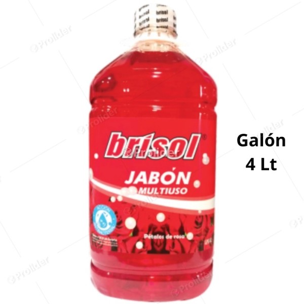 Jabón Líquido Brisol Galón 4 Litros Rosas