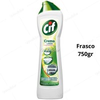 Limpiador Crema Cif Multiusos Grande Frasco 750 gr Limón