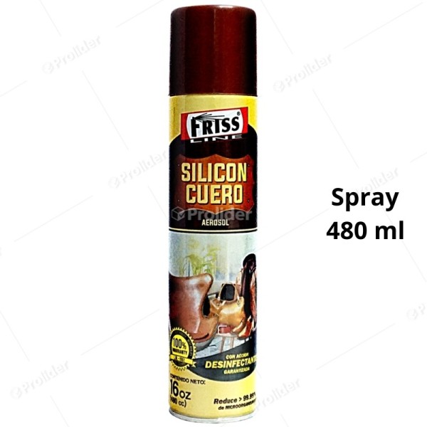 Silicona En Aerosol Para Cuero Friss Frasco 480 ml