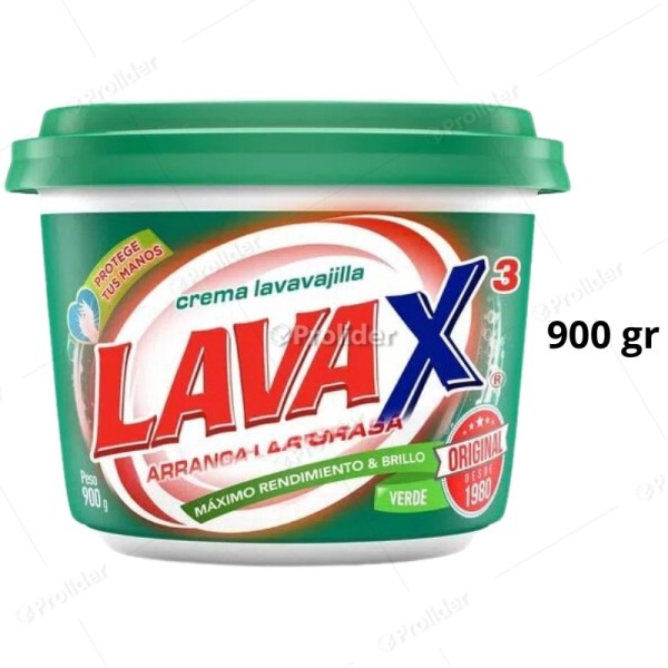 Lavavajilla En Pasta Lavax Pote 850 gr Verde