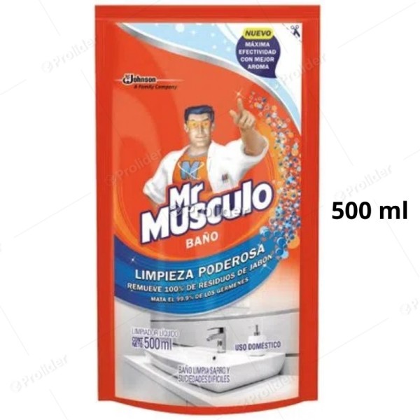 Limpiador de Baño Mr Musculo Sachet 500 ml