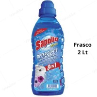 Detergente Líquido Sapolio Ropa Frasco 2 Litros Flores