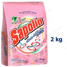 Detergente en Polvo Sapolio Bolsa 2 Kilos Bebé (Rosado)