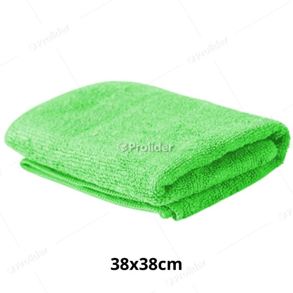 Paño Microfibra Mediano Genérico 38 x 38 cm Verde