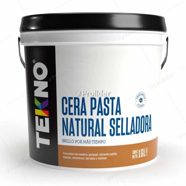 Cera En Pasta Tekno Balde 3785 ml Neutral Selladora