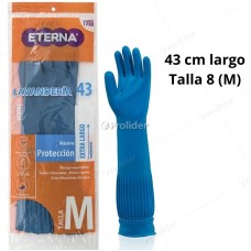Guantes de Lavandería Eterna Largo 43 cm Talla 8 (M)