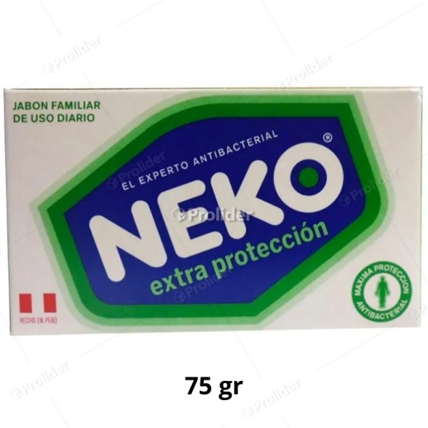 Jabón de Tocador Neko 75 gr ExtraProtección (Celeste)