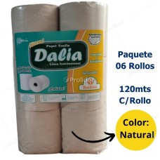 Papel Toalla Jumbo Dalia Ecologico Gofrado Paquete x 6 Rollos