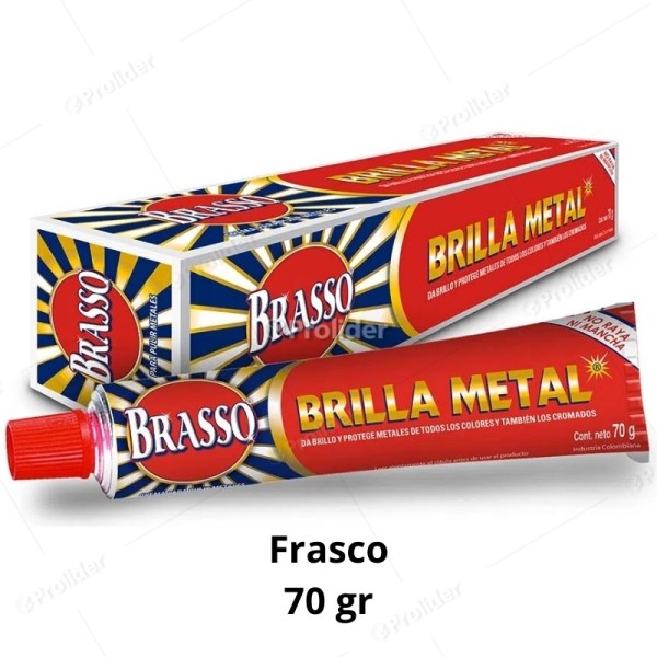 Abrillantador de Metales Brasso Crema 70 gr