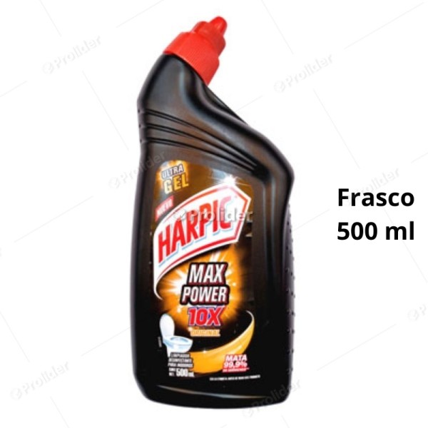 Limpiador Líquido Harpic Power Ultra Frasco 750 ml Negro
