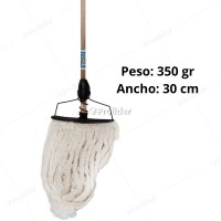 Trapeador Mechón Genérico Completo 350 gr de 30 cm