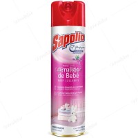 Ambientador En Spray Sapolio frasco 360 ml Arrullos de Bebé
