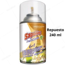 Repuesto Ambientador Perfumatic Sapolio 240 ml Vainilla Francesa