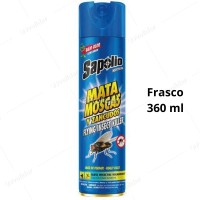 Insecticida En Spray Sapolio Frasco 360 ml Mata Moscas Y Zancudos