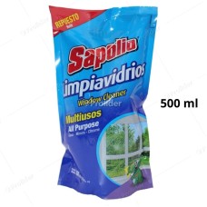 Limpiavidrios Sapolio Sachet 500 ml