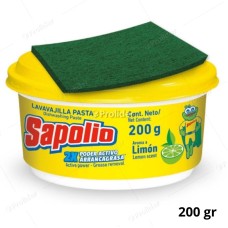 Lavavajilla En Pasta Sapolio Limón Pote 200 gr x 1 unidad