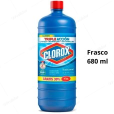 Lejía Clorox Frasco 680 ml