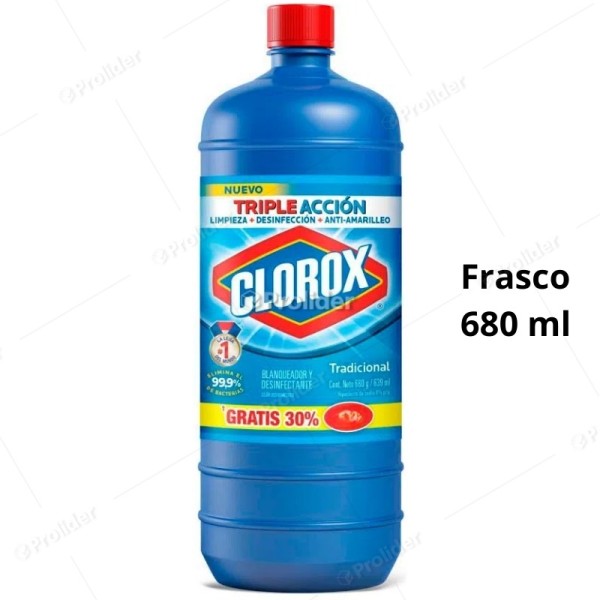 Lejía Clorox Frasco 680 ml