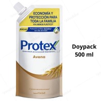 Jabón Líquido Protex Antibacterial Avena Doypack 500 ml